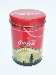 Coca Cola ve gece - Kapaklı teneke kutu