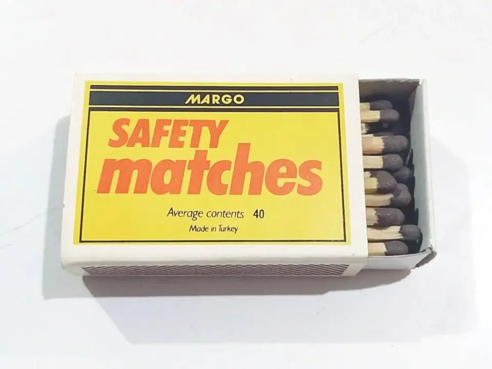 Margo Safety Matches * Kav Orman Sanayii * Eski Kibrit