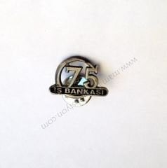 75. yıl - İş bankası rozet