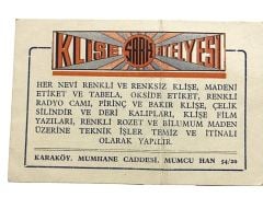 Şark Klişe Atelyesi - Kartadres