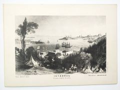 İstanbul 19. yüzyılın ilk yarısı - Gravür / Türk Hava Yolları - 1