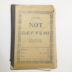 Güzel Not defteri  4 - Efemera