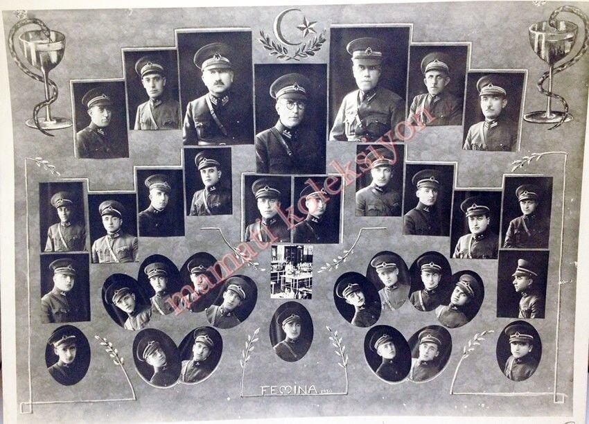 Askeri hekimler * 1930 tarihli büyük boy fotoğraf