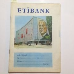 Etibank Okul defteri - Kullanılmamış  53 - Efemera