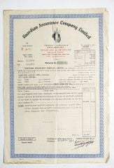 Guardian Assurance Company Limited - Sigorta poliçesi