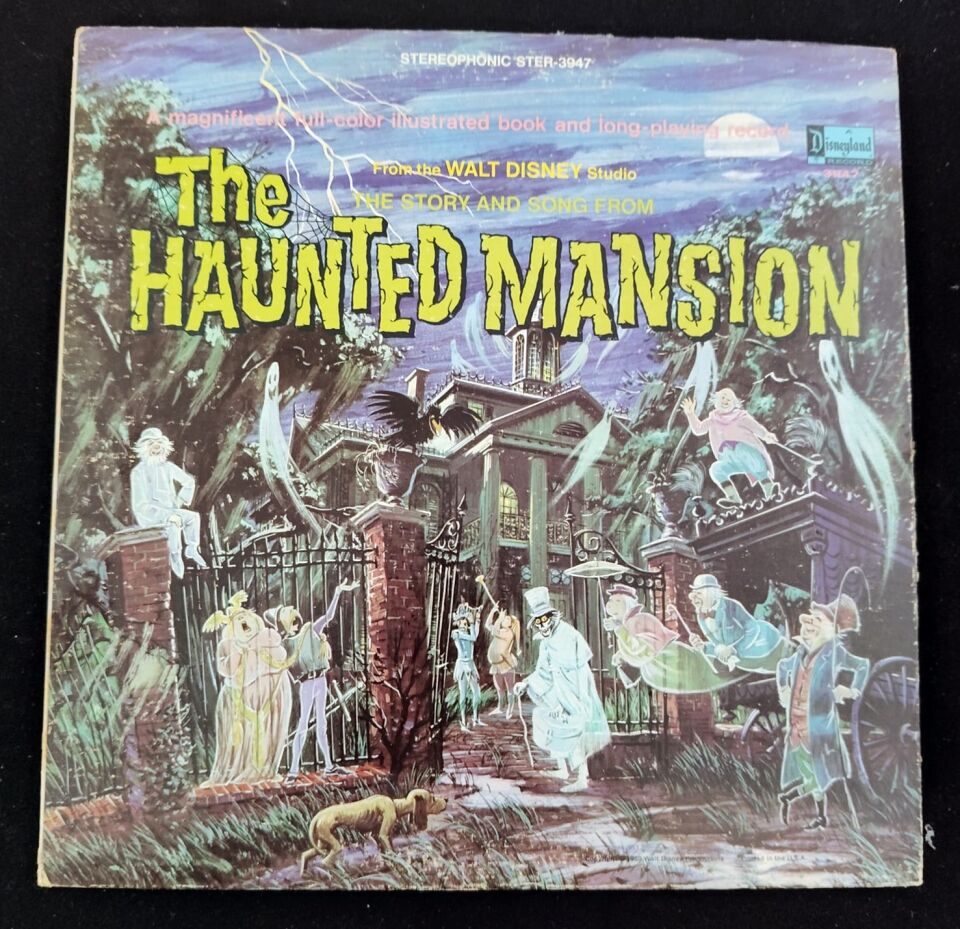 Walt Disney' ''The Story and Song From The Haunted Mansion'' * Kitaplı LP
