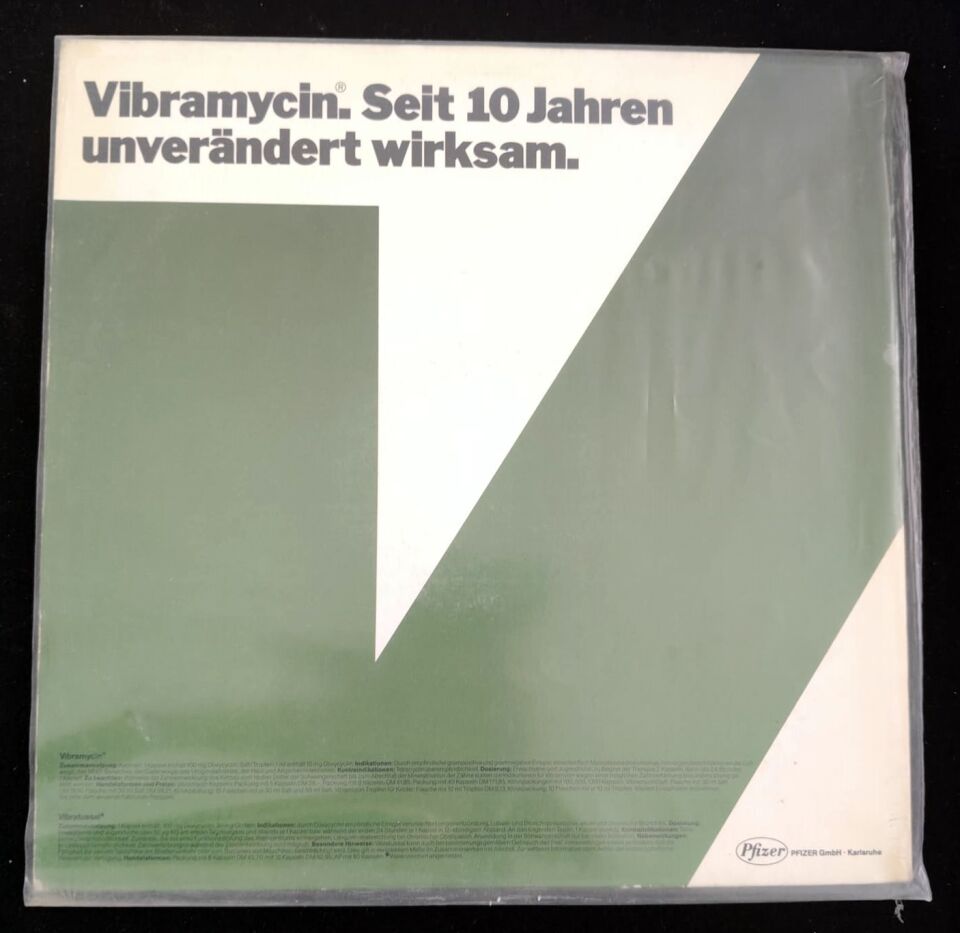 Vibramycin. 10 yıldır aynı etkiyle * Pfizer * LP