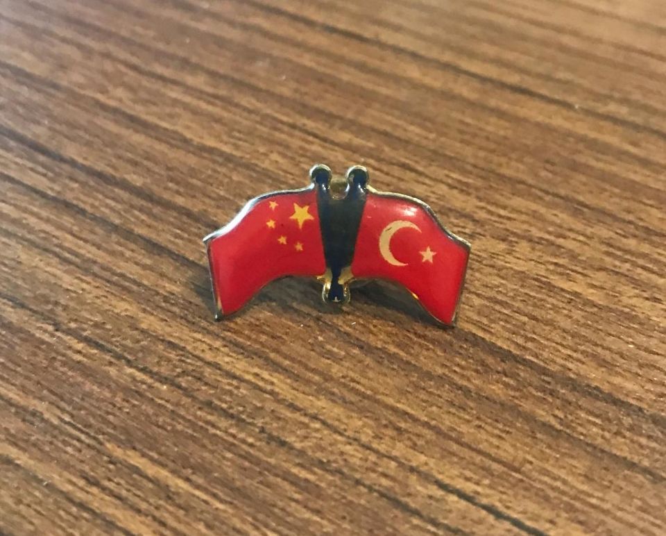 Türkiye * Çin - Bayraklı rozet
