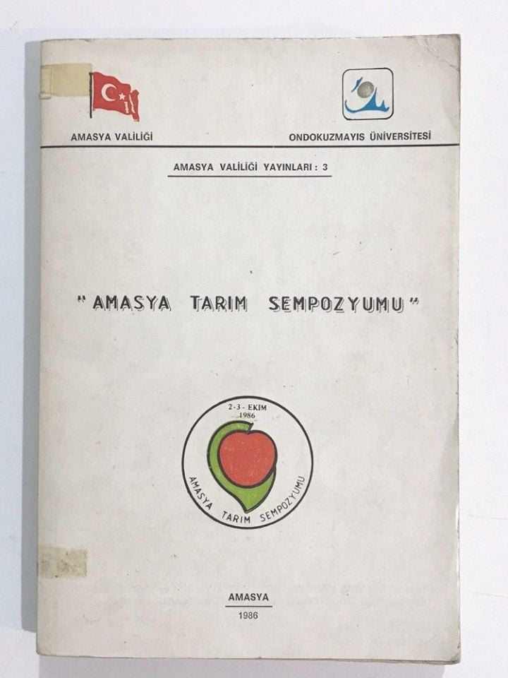 Amasya Tarım Sempozyumu 1986 - Kitap