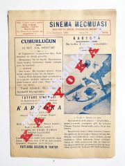 Sinema Mecmuası - 25 Birinciteşrin 1935 - Sayı:53 / NADİRRR