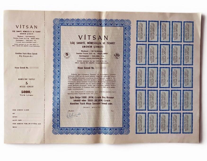 Vitsan İlaç Sanayii - Hisse Senedi