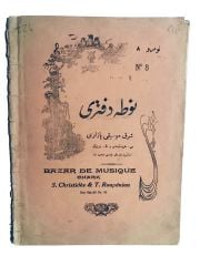 Osmanlıca Nota defteri - Şark Musiki Pazarı / Roupenian