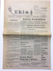 Ekin Gazetesi - Burhaniye Sayı : 1 - 2 / 1988