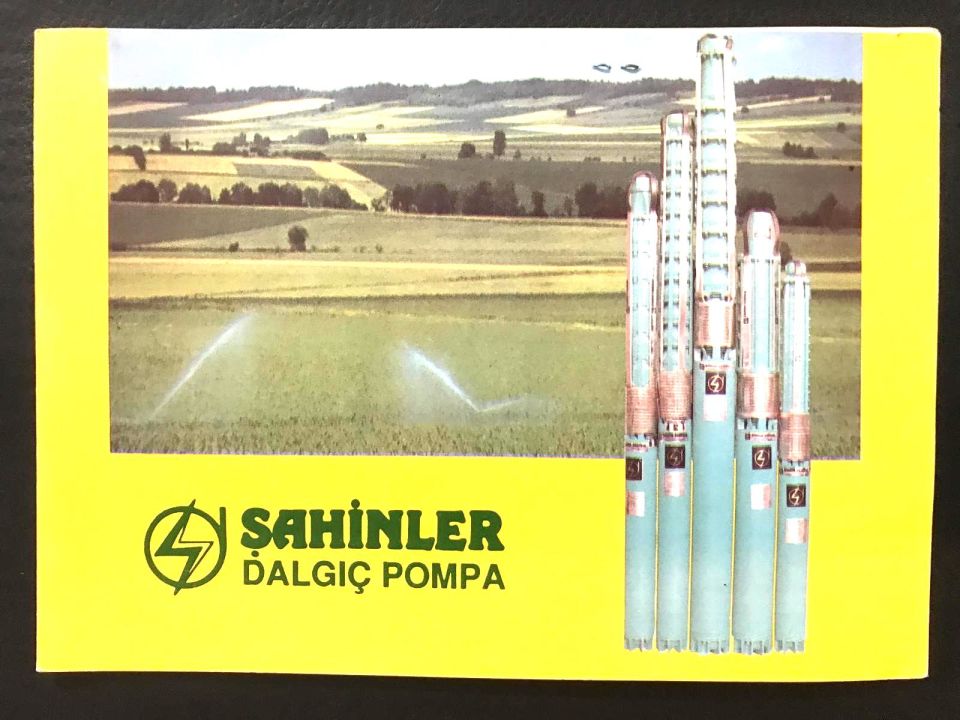 Şahinler Dalgıç Pompa - Tebrik kartı / Efemera