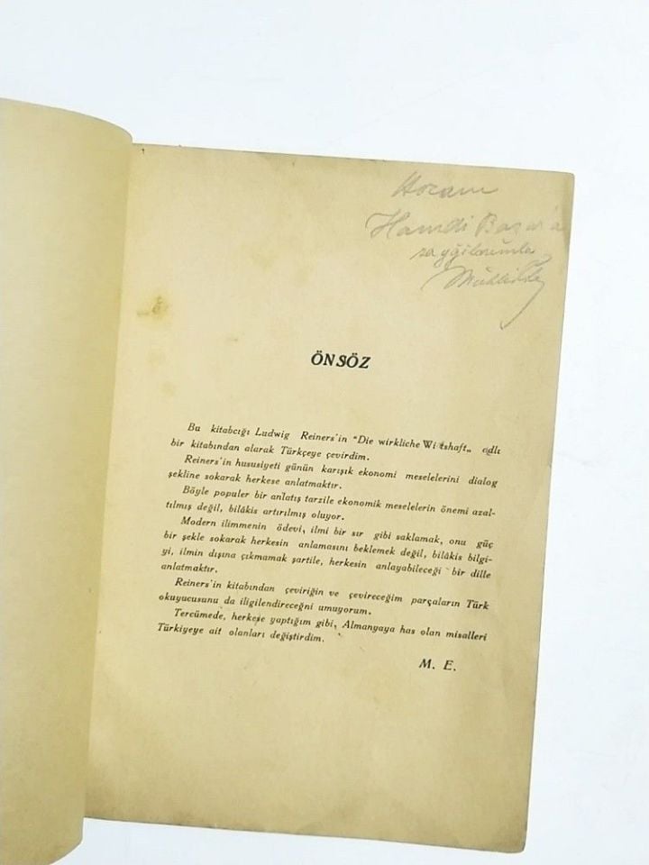 Para ve Doğurduğu Hadiseler / L. Reiners Den - İmzalı Kitap