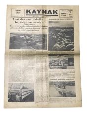 Kaynak Gazetesi - 7 Mart 1936 / Kayseri Dokuma Fabrikası