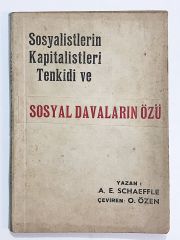 Sosyal Davaların Özü / A.E. SCHAEFFLE - Kitap