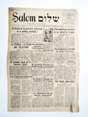 Şalom gazetesi - 1 Mart 1951 - Efemera
