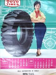Toyo Tires Türkiye Distribütörü Oktal T.A.Ş. / Takvim  - Efemera