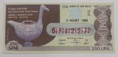 9 Mart 1985 - Frigya çağından kaz biçiminde tören kupası Anadolu...