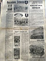 Kocasinan Çırpıcı'yı 4-0 yendi / Gazetelerden 15 Kasım 1970