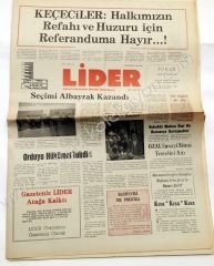 Lider gazetesi, 30 Haziran 1987 Bakırköy efemeraları - Efemera