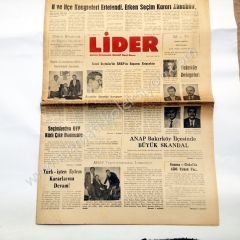 Lider gazetesi, 16 Haziran 1987 Bakırköy efemeraları - Efemera