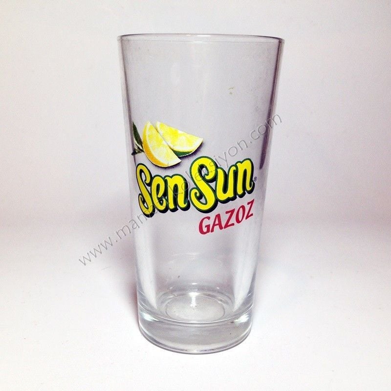 SenSun gazoz - Bardak Meşrubat Tarihi Objeleri