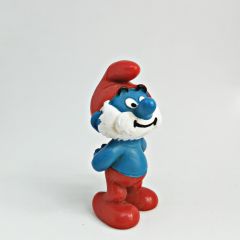 Şirin Baba - Şirinler / Papa Smurf - The Smurf - Peyo 2004 - Made in Germany / Oyuncak Figür