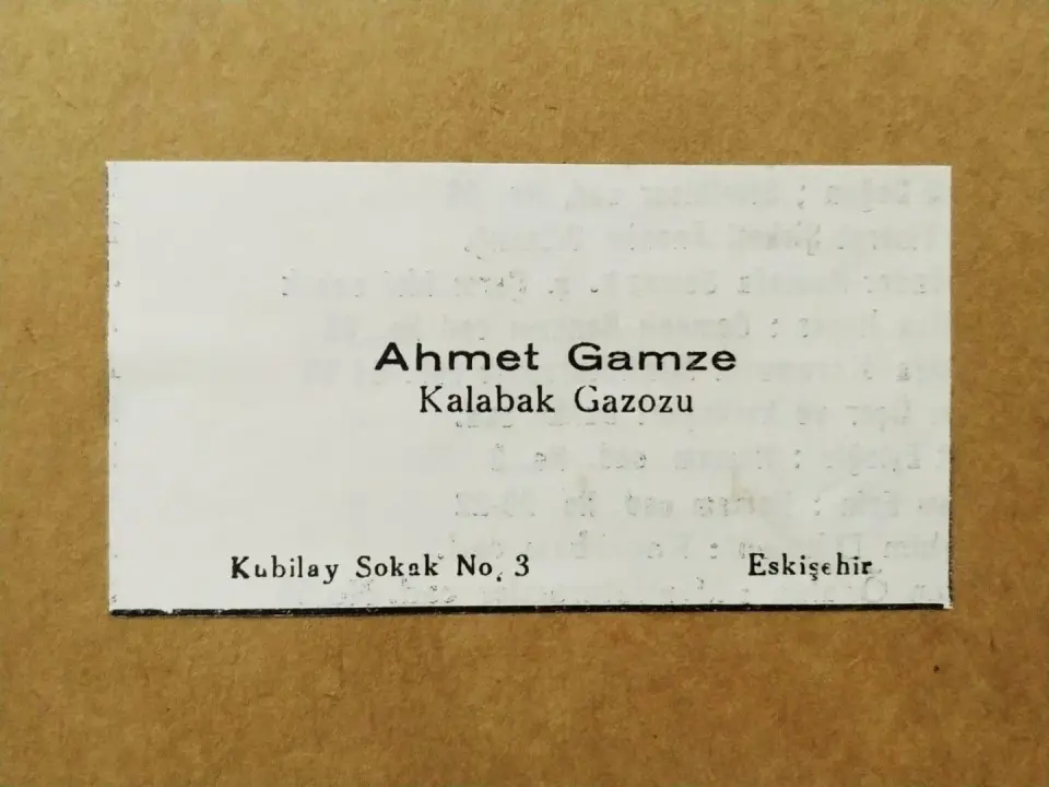 Ahmet GAMZE, Kalabak Gazozu Eskişehir * Dergi, gazete reklamları