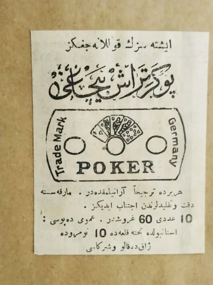Poker Traş Bıçağı * Dergi, gazete reklamları