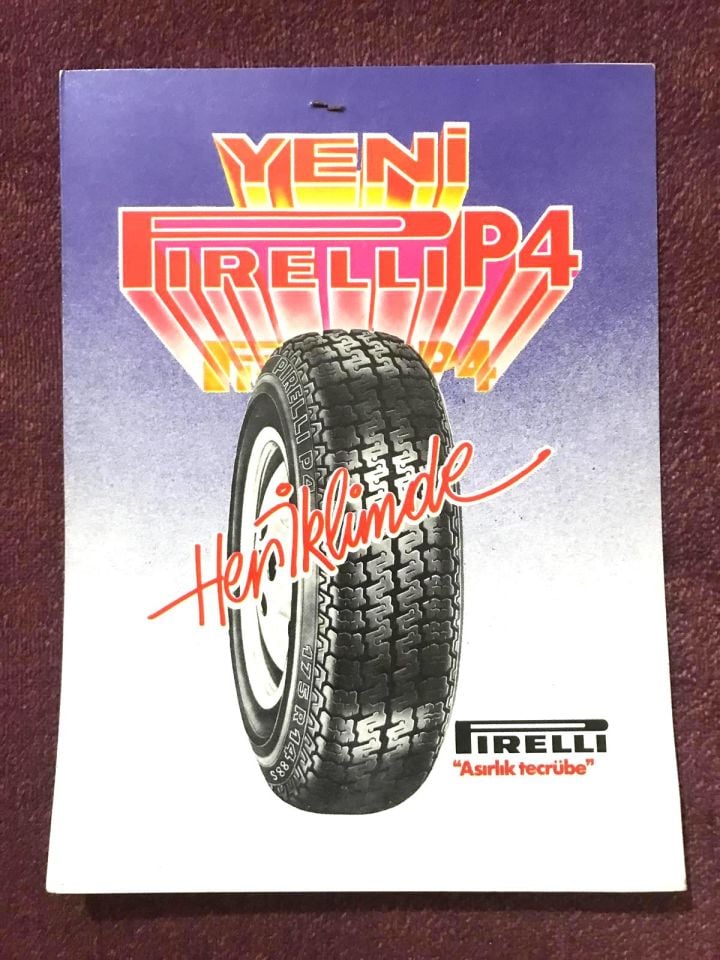 Yeni Pirelli P4 - Her İklimde / Tebrik kartı