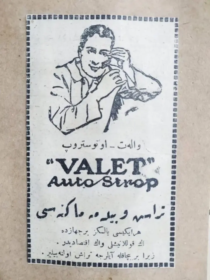 Valet Auto Strop Traş bıçağı * Dergi, gazete reklamları