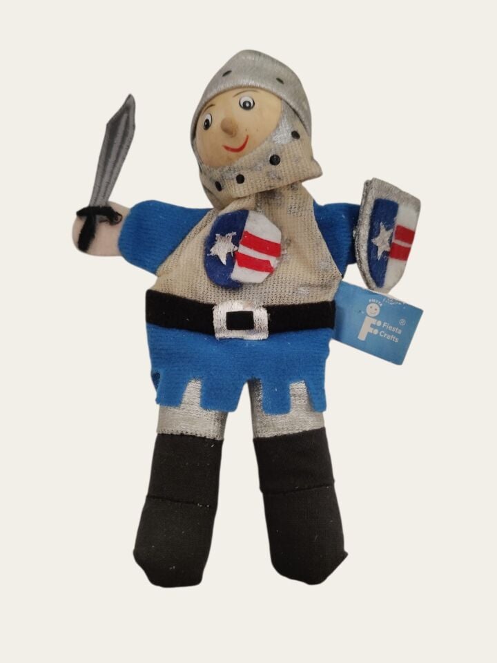 Parmak Kukla * Fiesta Crafts Finger Puppet Knight