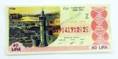 9 Ocak 1979 Yarım bilet - Milli Piyango bileti - Efemera