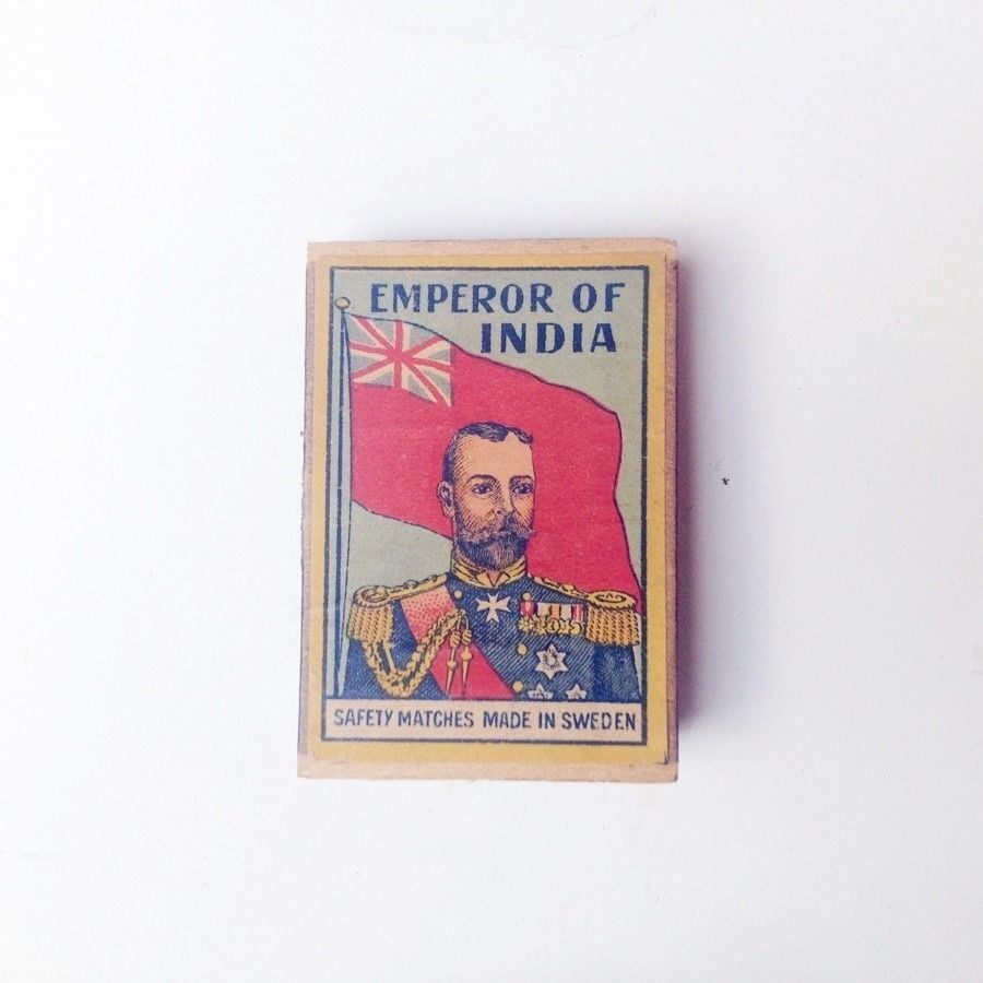 Emperor of India / Made in Sweden match -  Kibrit