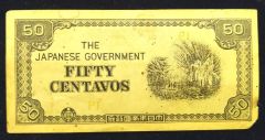 The Japanes Government / Fifty Centavos -Şaka Parası /  Nümismatik