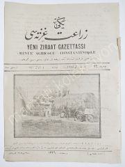 Yeni Ziraat Gazettassı CONSTANTINOPLE Numara:26