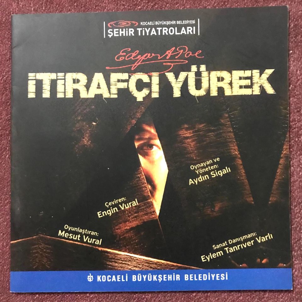 İtirafçı Yürek Edgar A. POE - Kocaeli Belediyesi / Broşür