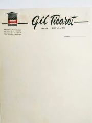 Gil Ticaret Beyoğlu / Antetli kağıt - Efemera