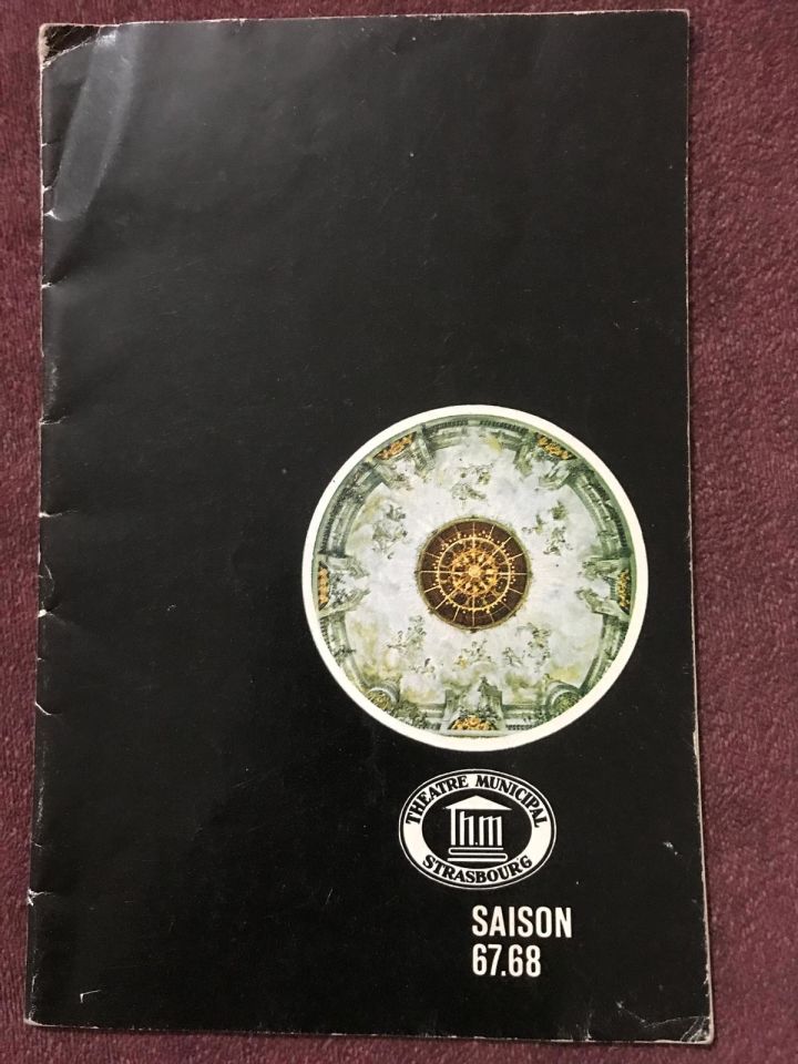 Theatre Municipal Strasbourg - Saison 67-68 / 20 Sayfa broşür