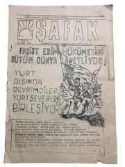 Şafak - Türkiye Proleterlerinin Devrimci Yayın Organıdır.25 Ekim 1978