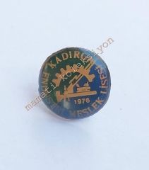Kadırga Endüstri Meslek Lisesi 1976 - Rozet -