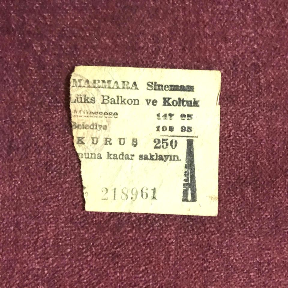 Marmara Sineması - Sinema bileti