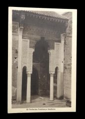 Porte des Tombeaux Saadiens / Fas - Kartpostal