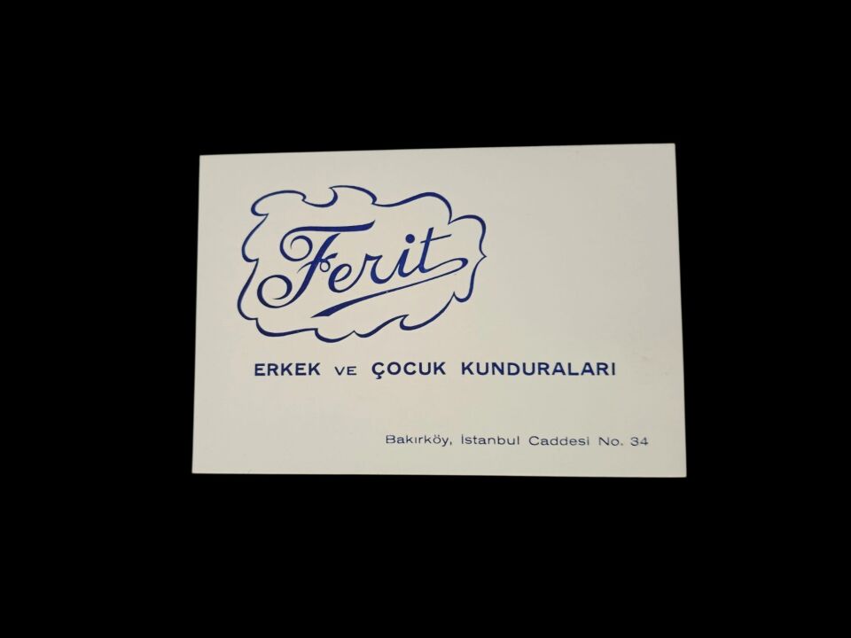 Ferit Erkek ve Çocuk Kunduraları Bakırköy İSTANBUL * Kartadres