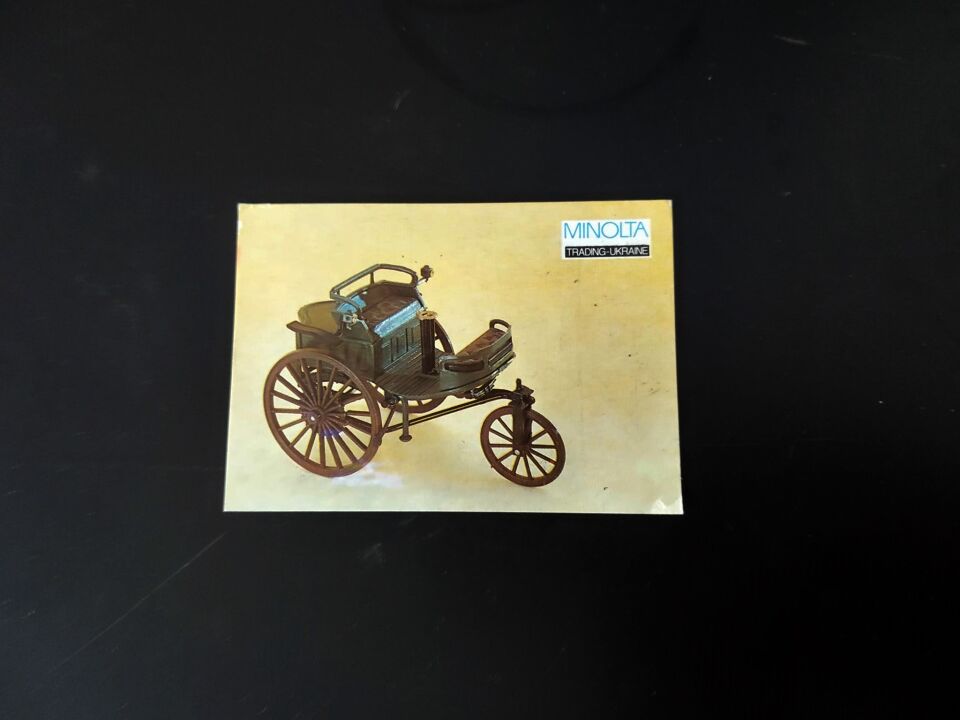 Dünyanın ilk benzinli otomobili * Mercedes 1886 Benz * 1992 cep takvimi