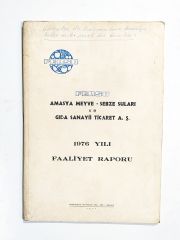 Fersu Amasya meyve sebze suları - Kitap