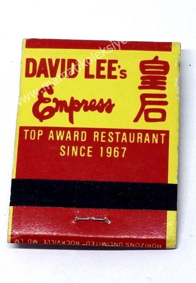 David Lee Empress Top award restaurant * match