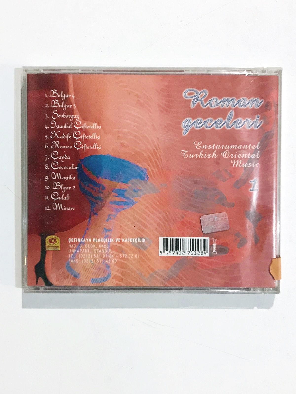 Roman Geceleri / Turkish Oriental Music - Cd